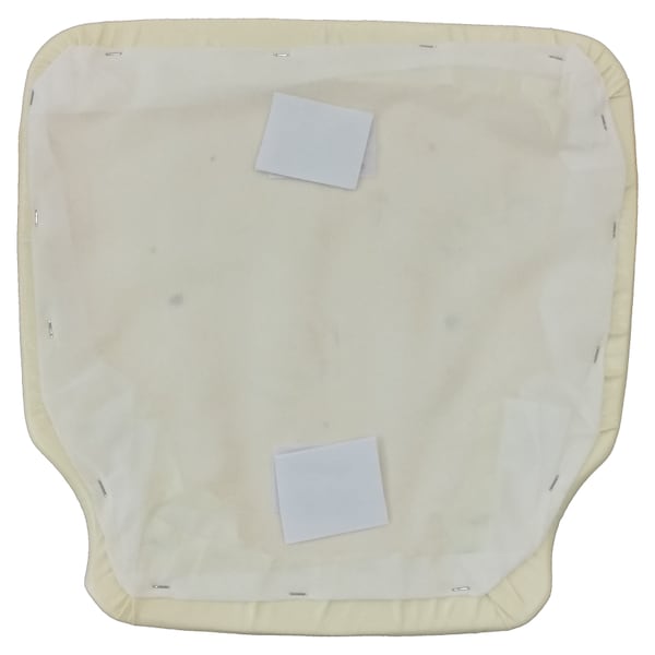 Atlas Commercial Products Chiavari Cushion, Wood-backed Cushions, Vinyl, Ivory WBC4IV - main